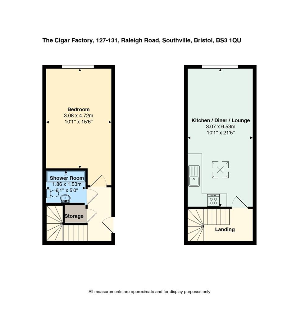 Floorplan for Raleigh Road, Southville, Bristol
